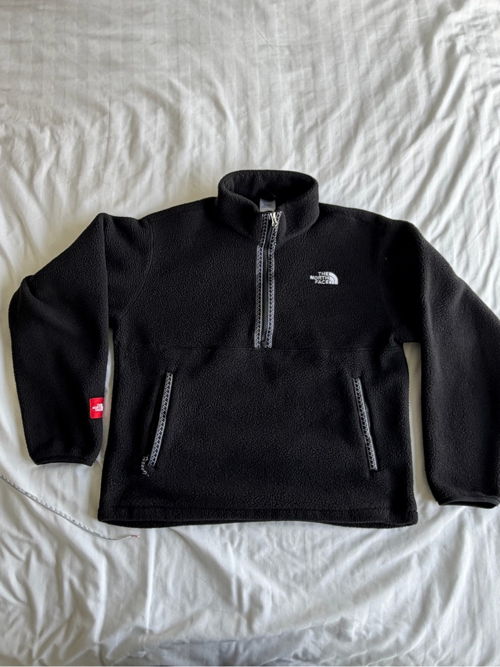 THE NORTH FACE - size medium Fleeski 1/4-Zip Pullover Fleece, TNF Black colorway